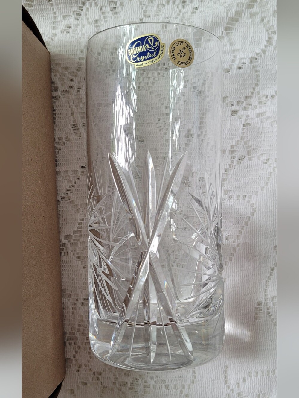 Bohemia Hand Cut Crystal Glass
